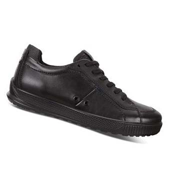 Men's Ecco Byway Sneakers Black / Black | USA 610QMA